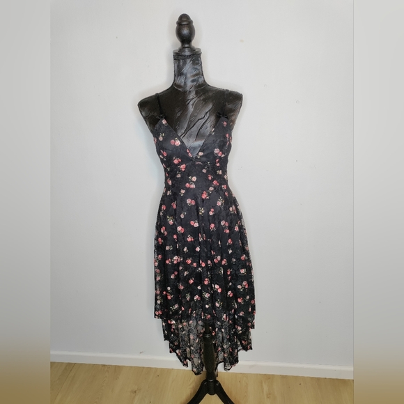 Pink High Low Sundress for Wedding Guest - Picture 1 of 7